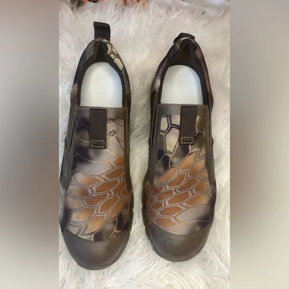 Double H Men's Kryptek Slip-On Shoes - Tan and Brown